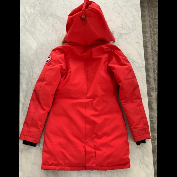Authentic Canada Goose VICTORIA RED PARKA - Picture 2 of 16